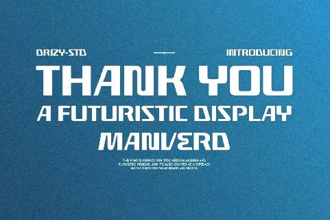 Manverd Demo font