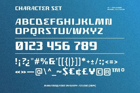 Manverd Demo font