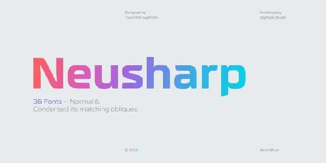 Neusharp font