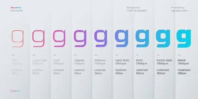 Neusharp font