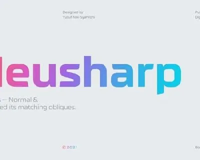 Neusharp font