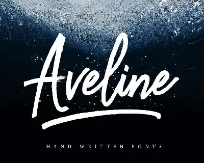 Aveline Script Free font