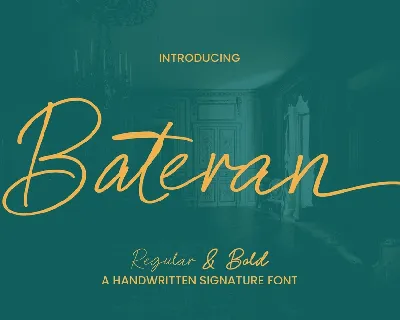 Bateran font