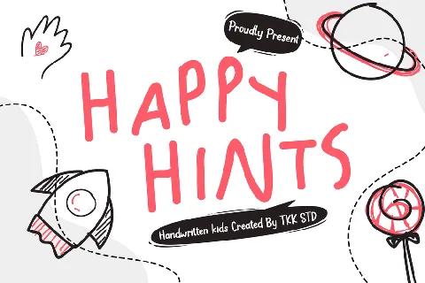 Happy Hints font