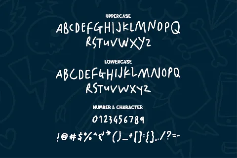 Happy Hints font