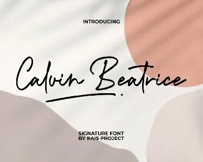 Calvin Beatrice Demo font