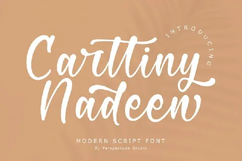 Carttiny Nadeen font