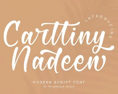 Carttiny Nadeen font