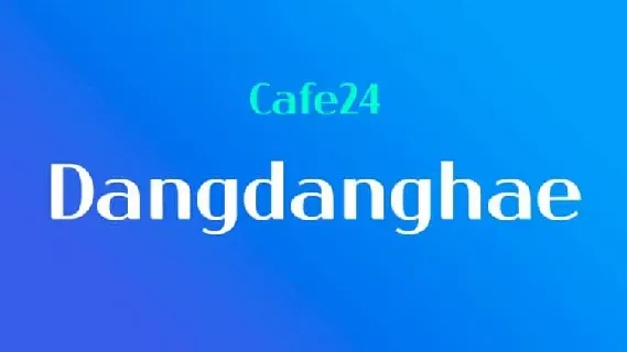 Dangdanghae Sans Serif font