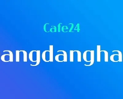 Dangdanghae Sans Serif font