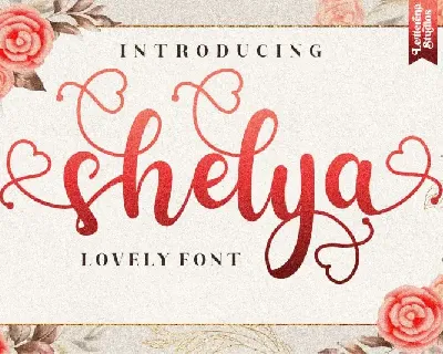 Shelya Calligraphy font