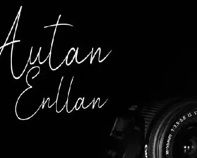 Autan Enllan Handwritten font