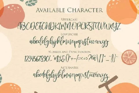 Sunkisa Calligraphy font
