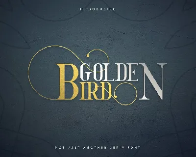 Golden Bird font