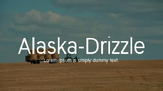 Alaska-Drizzle font