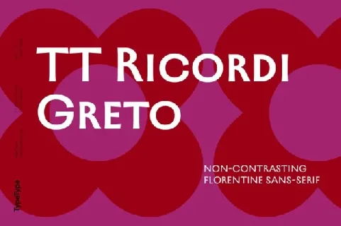 TT Ricordi Greto font