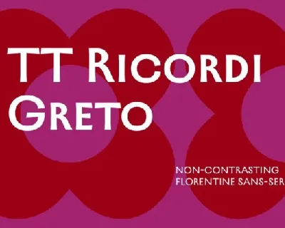 TT Ricordi Greto font