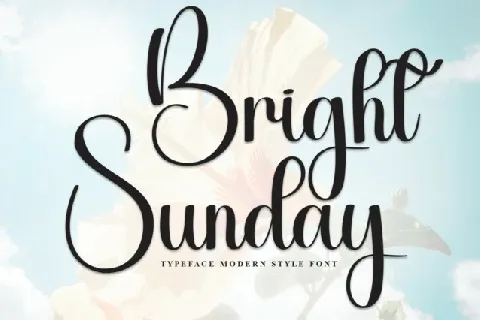 Bright Sunday Script font