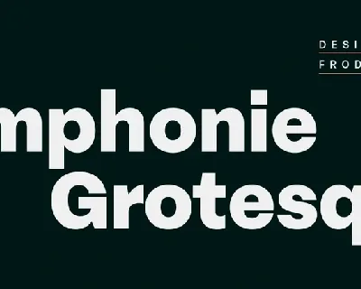 Symphonie Grotesque font