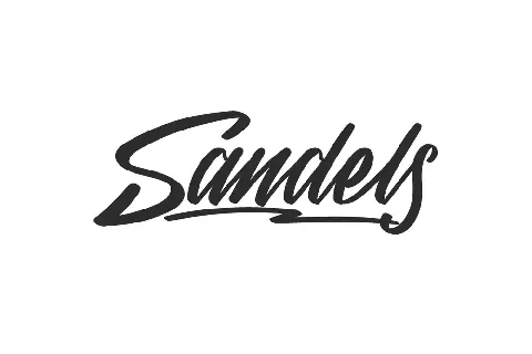 Sandels Demo font