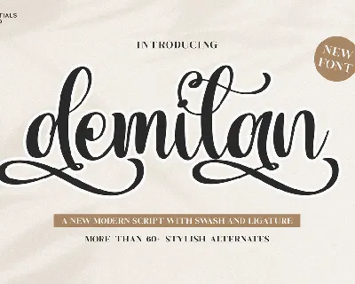 Demilan font