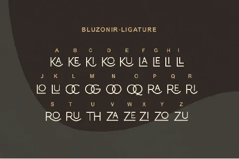 Bluzonir font