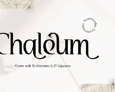 Chaleum font