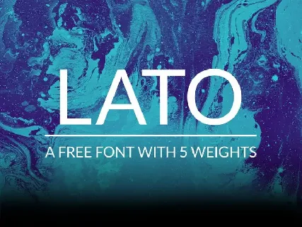 Lato Sans Serif Family font