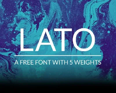 Lato Sans Serif Family font