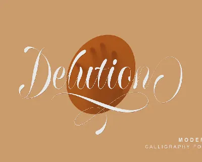 Delution font