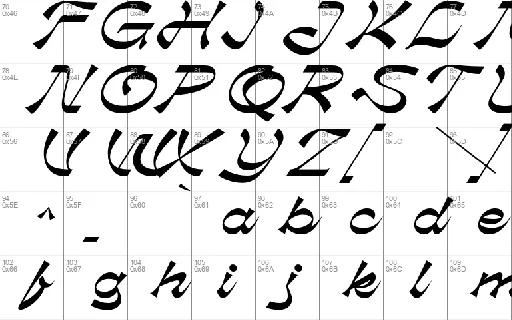 Phalarope font