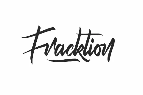 Fracktion Demo font