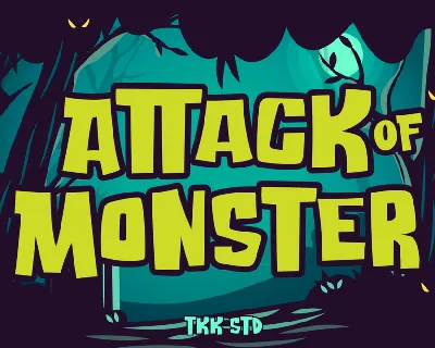 Attack Of Monster font