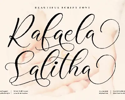 Rafaela Salitha font