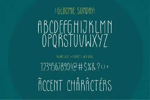 Gloomie Sunday font