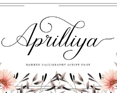 Aprilliya font