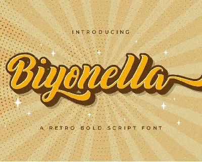 Biyonella font