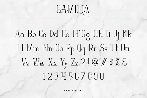 Gamiela font