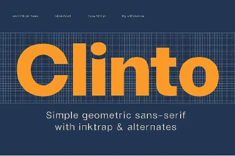 Clinto font