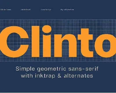 Clinto font