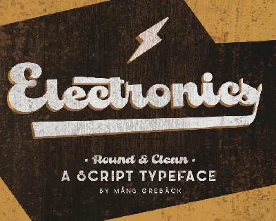 Electronics PERSONAL USE font