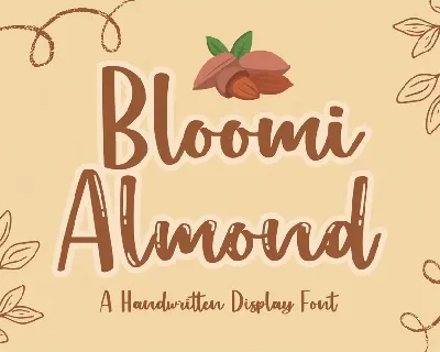 Bloomi Almond font