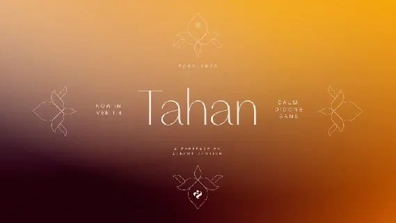 Tahan Sans Serif font