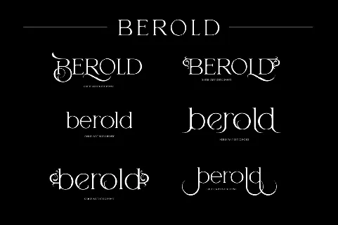 Berold Serif font