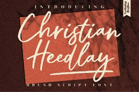 Christian Heedlay Handwritten font