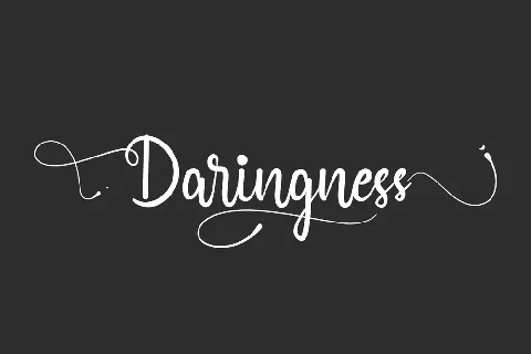 Daringness font