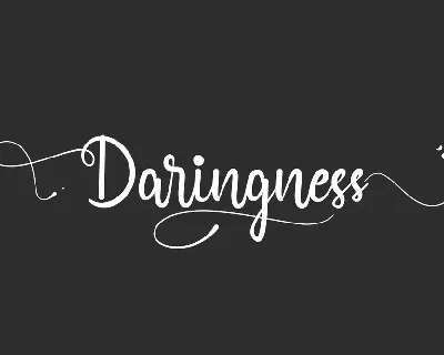 Daringness font