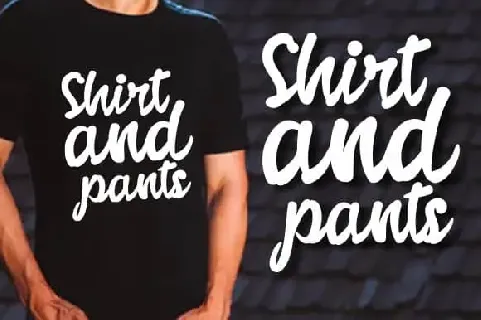 The Shirt Script font