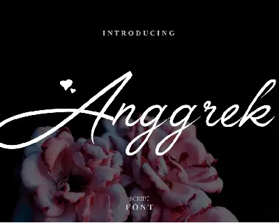 Anggrek Script font