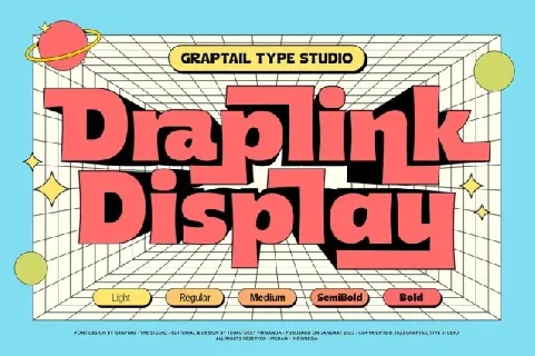 Draplink font